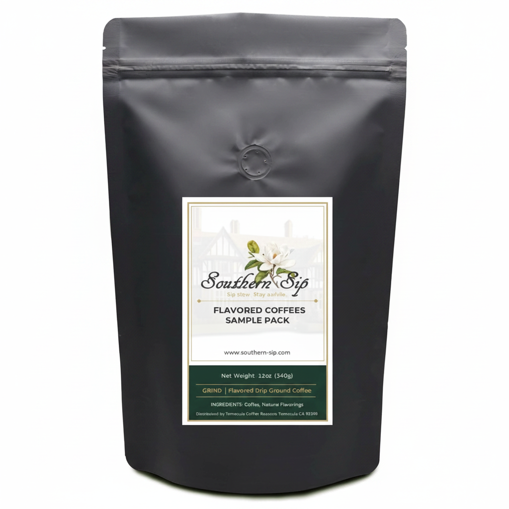 Flavored Coffee Sample Pack - Black Bag